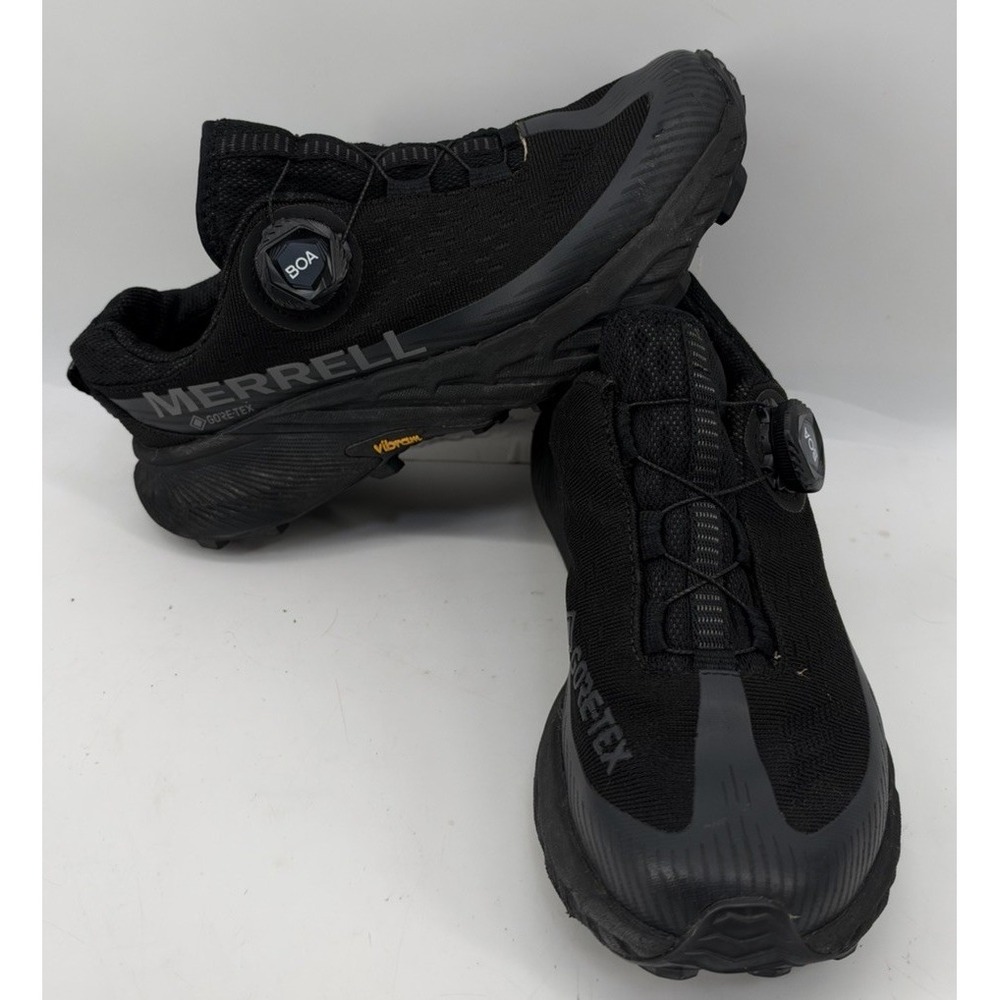 Merrell Agility 5 BOA Gore-Tex Trail Running Shoes Dial Lacing Black Women's 6